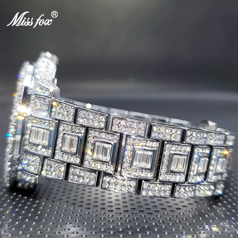 Luxury Silver Men Watch- Best Friend Birthday Gift